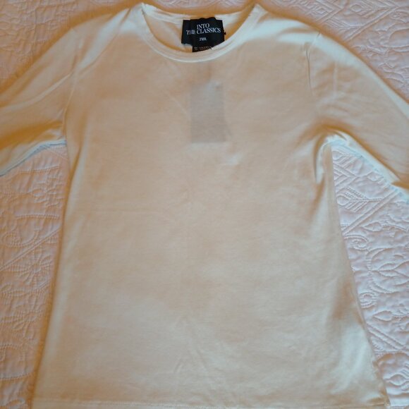 ZARA Washed T-Shirt Limited Edition Classic Cotton Top - Picture 4 of 6